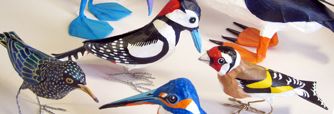 How to make paper mache birds