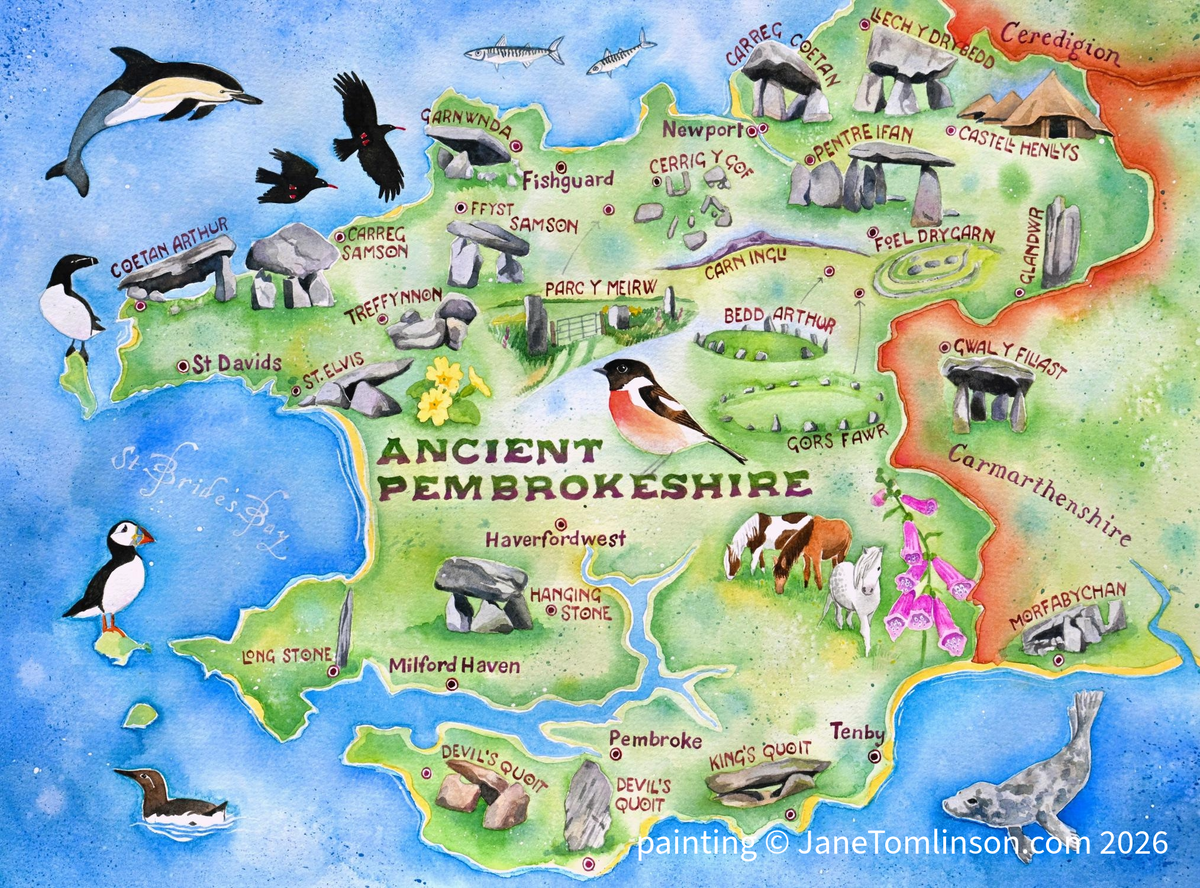 Ancient Pembrokeshire greetings cards