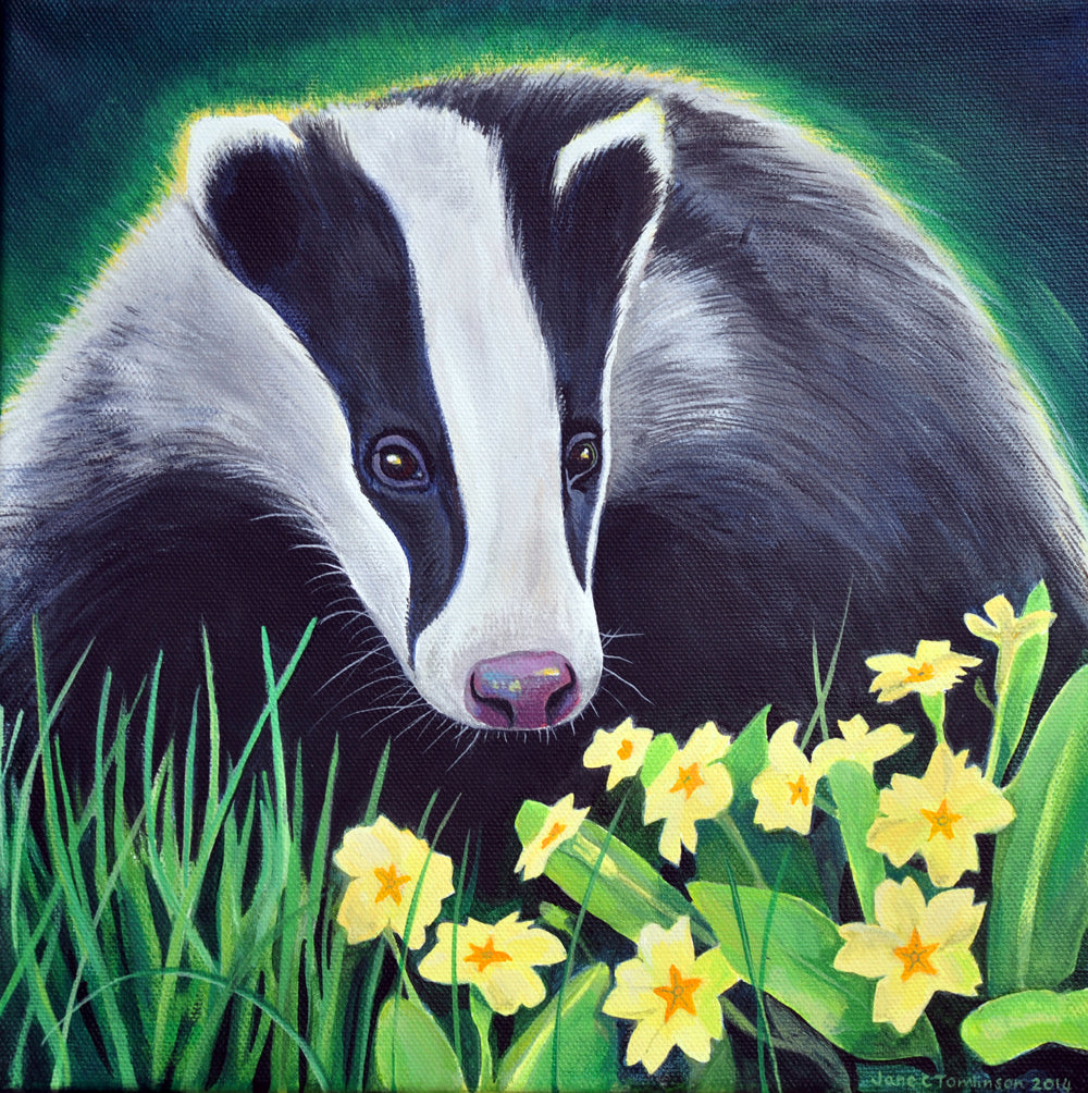 Badger greetings cards - choose from 6 designs