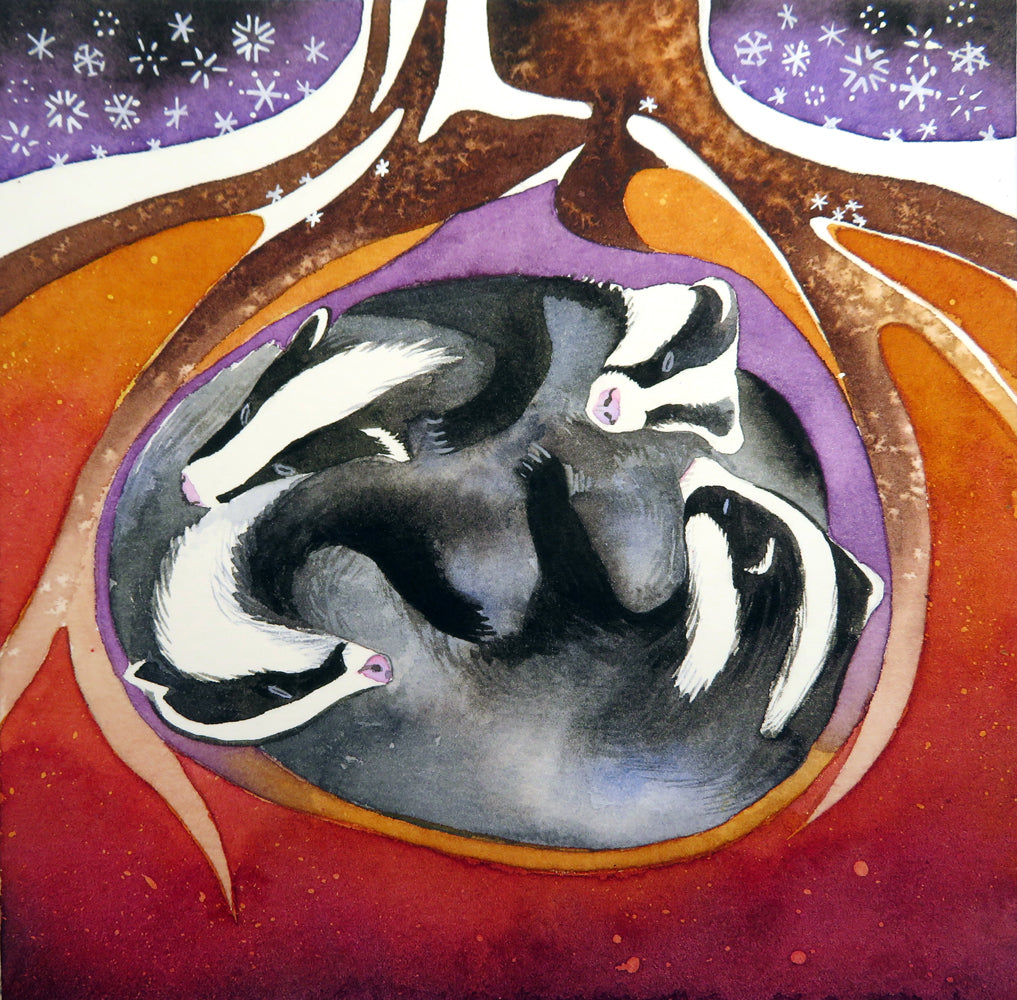 Badger greetings cards - choose from 6 designs