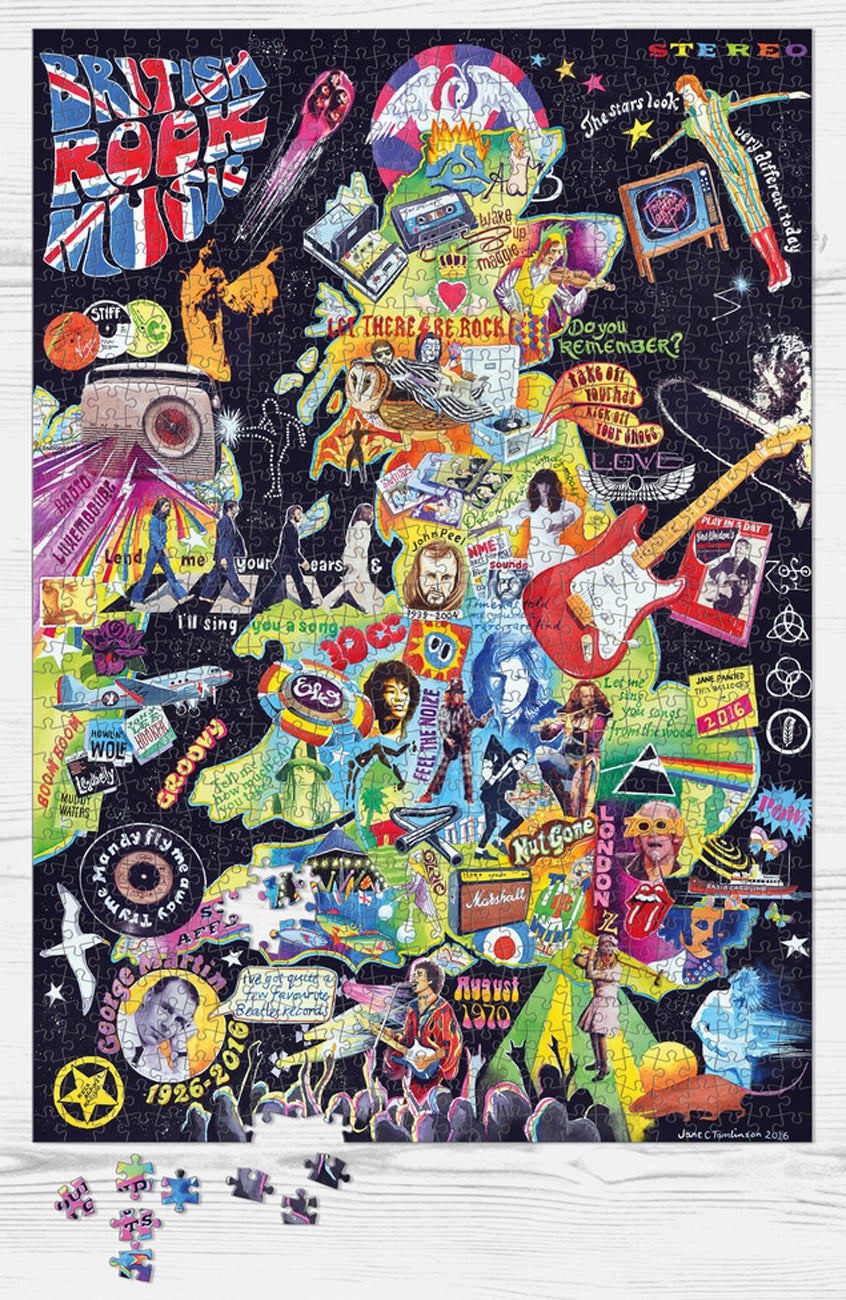 British Rock Music jigsaw puzzle