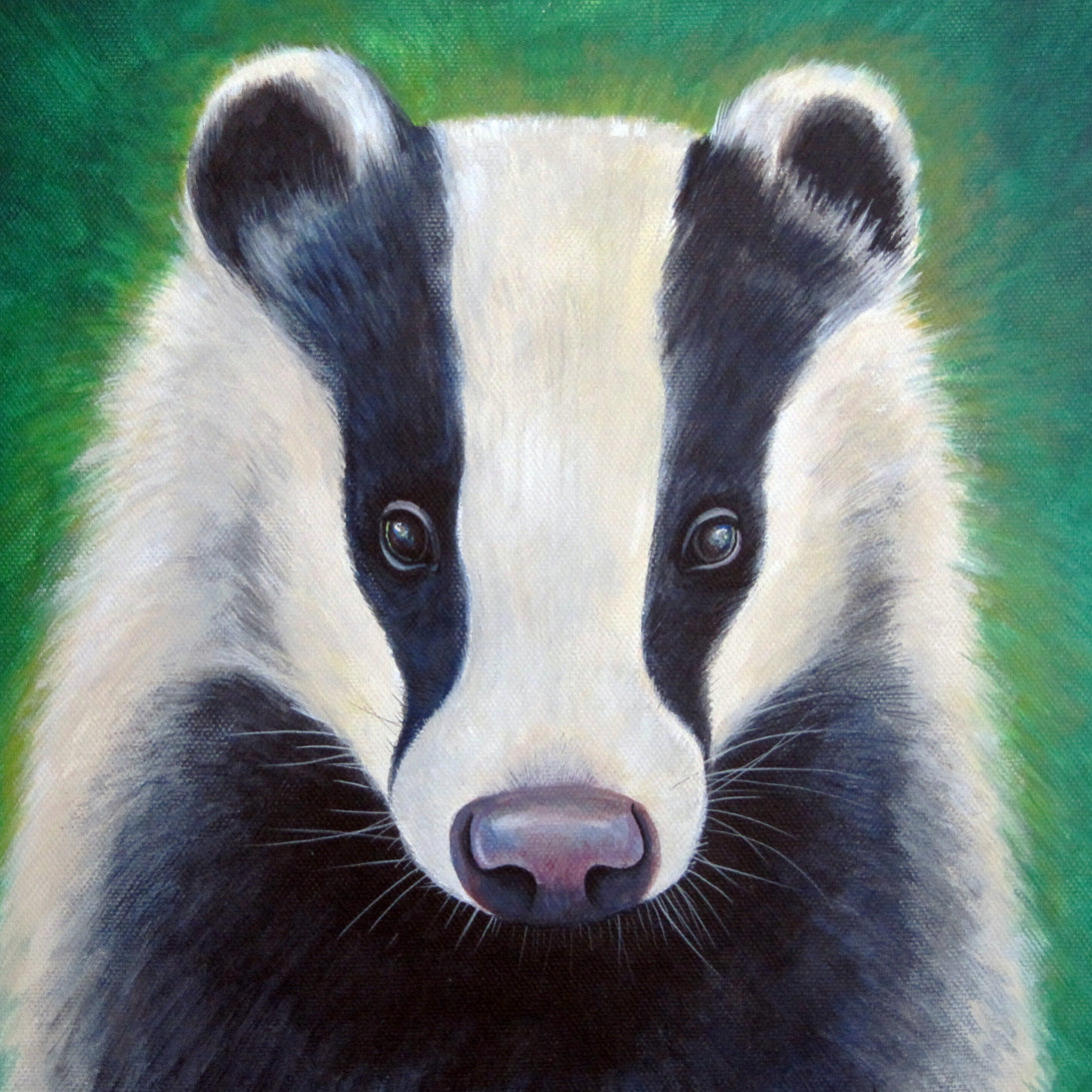 Beautiful badgers greetings cards - (sale of smaller cards, pack of three)