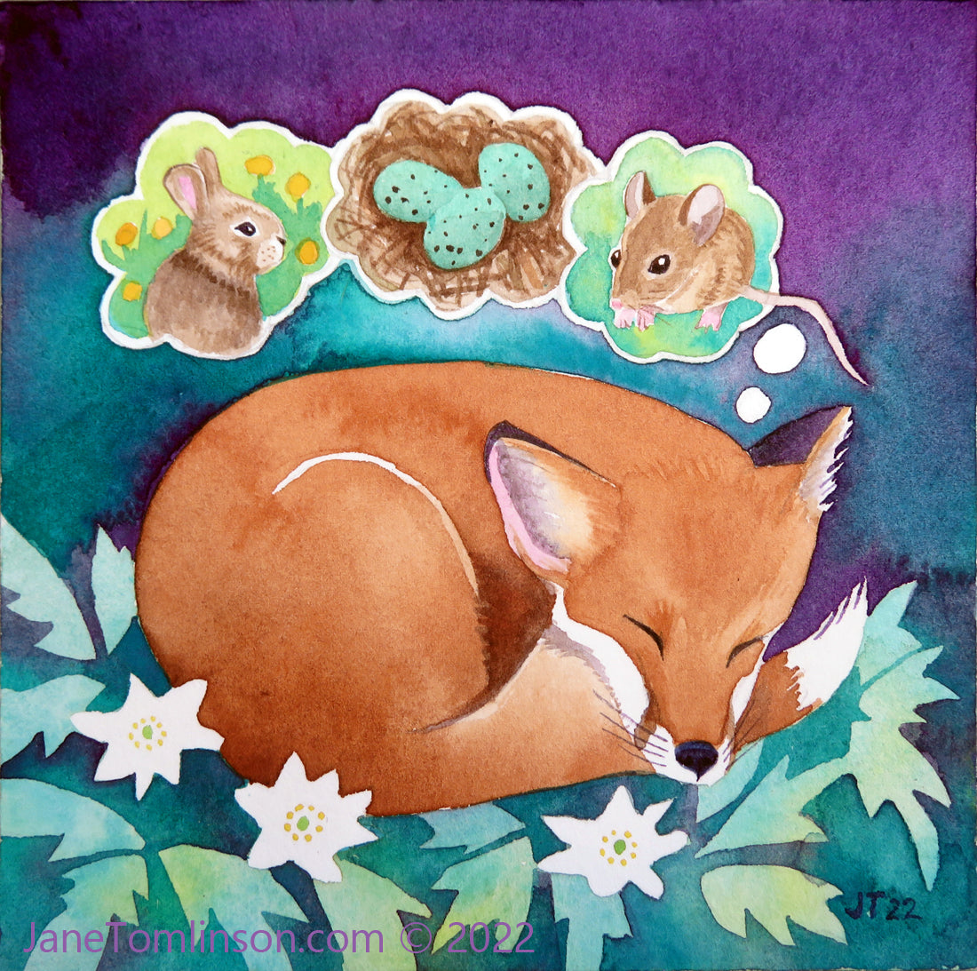 Dreaming fox