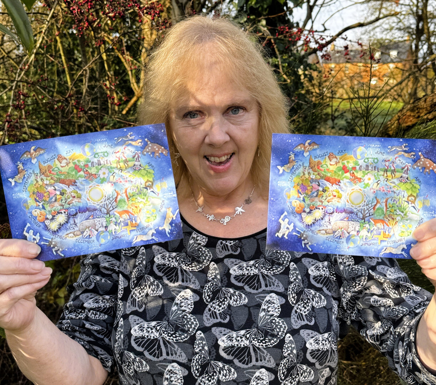 The Sun and the Moon greetings cards - choose from 2 designs