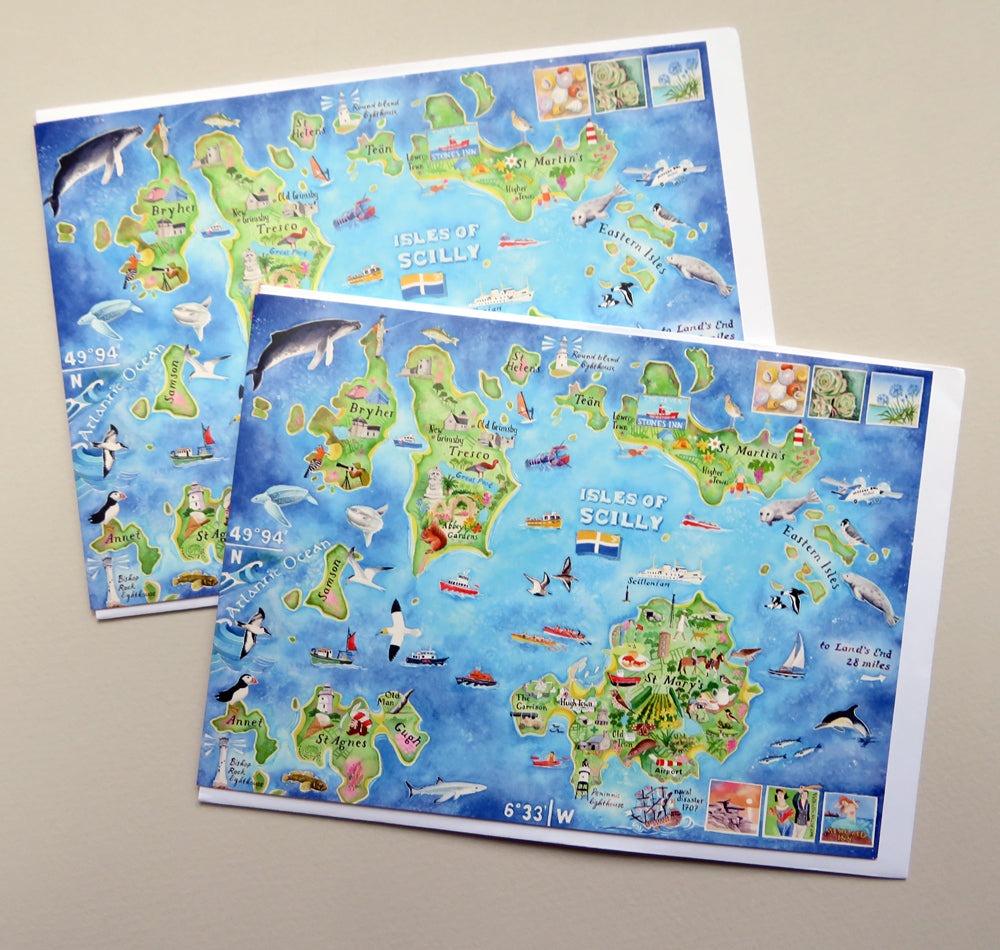 Scilly greetings card