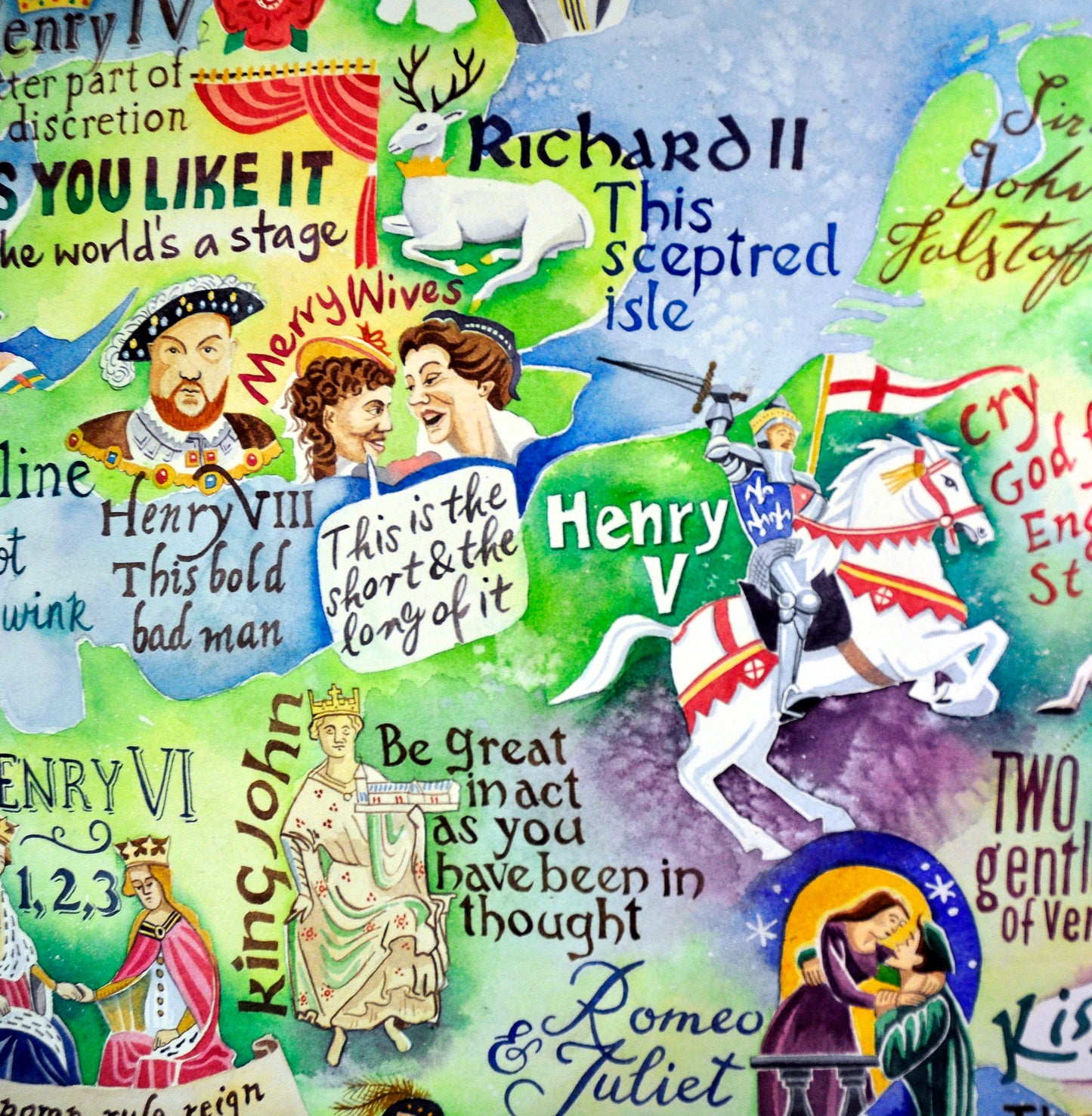 Shakespeare greetings cards - choose from 3 designs