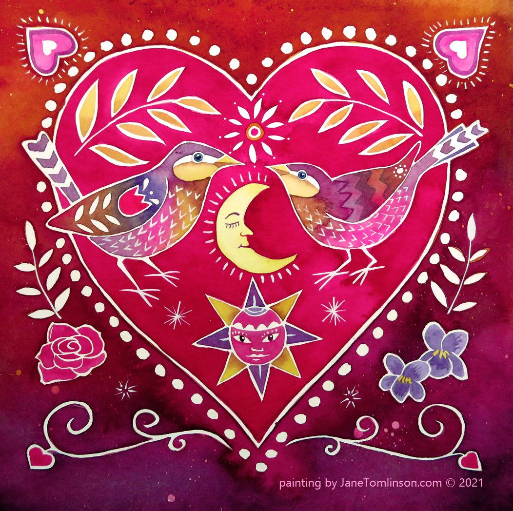 Birds greetings cards - choose from 11 designs