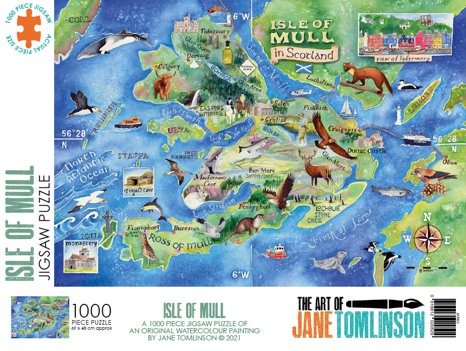 Mull jigsaw puzzle box lid