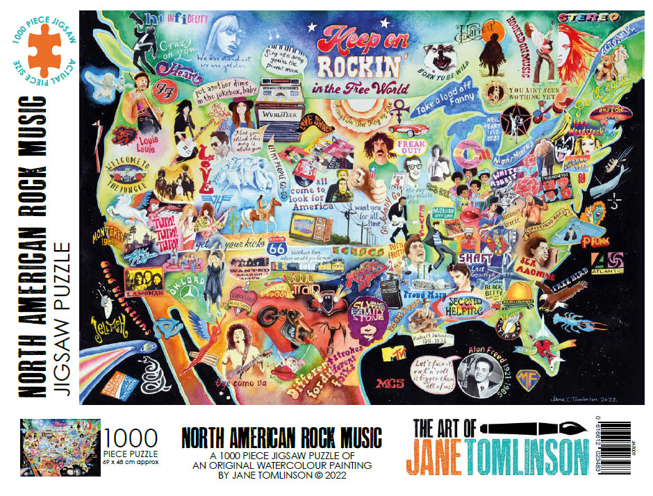 North American Rock Music jigsaw puzzle