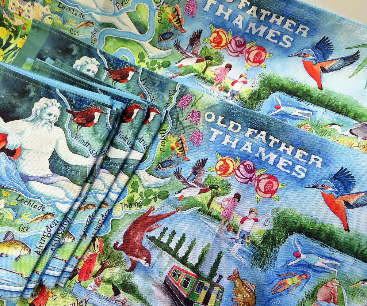 River Thames tea towel