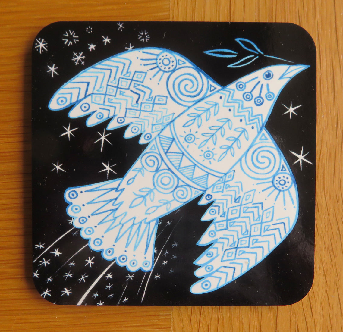 Peace dove coaster