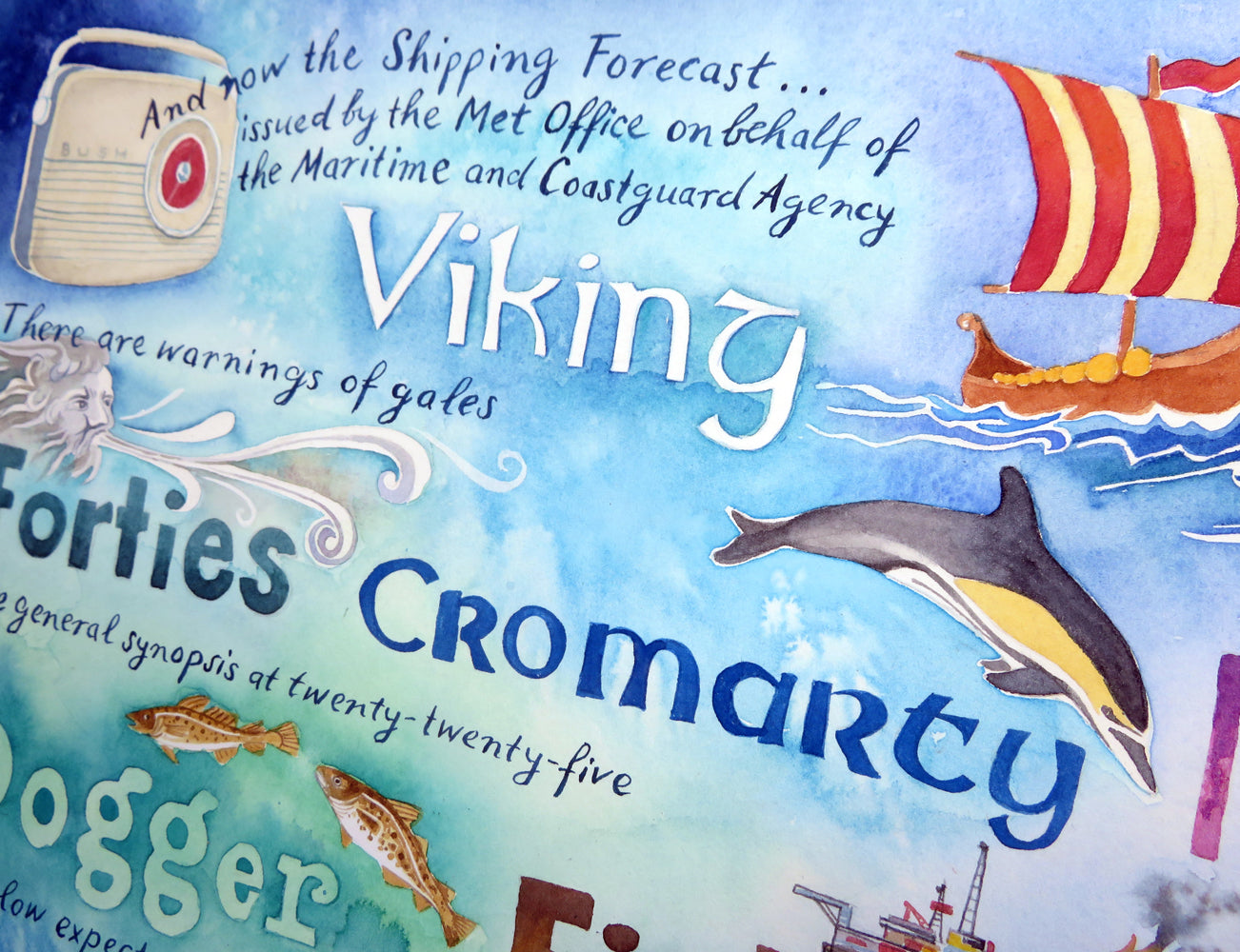words of the shipping forecast Viking Forties Cromarty