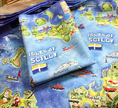 Isles of Scilly tea towel