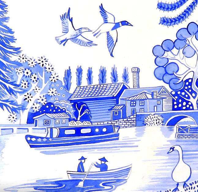 Stratford-upon-Avon Willow Pattern