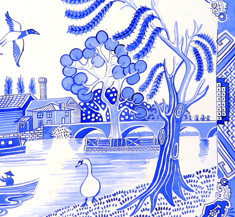 Stratford upon Avon Willow Pattern