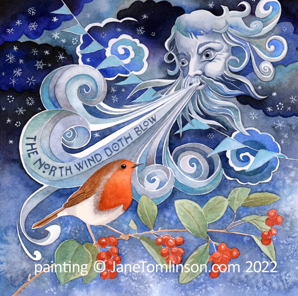 Winter greetings - a variety pack of six seasonal cards
