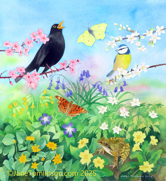 A painting of the arrival of spring