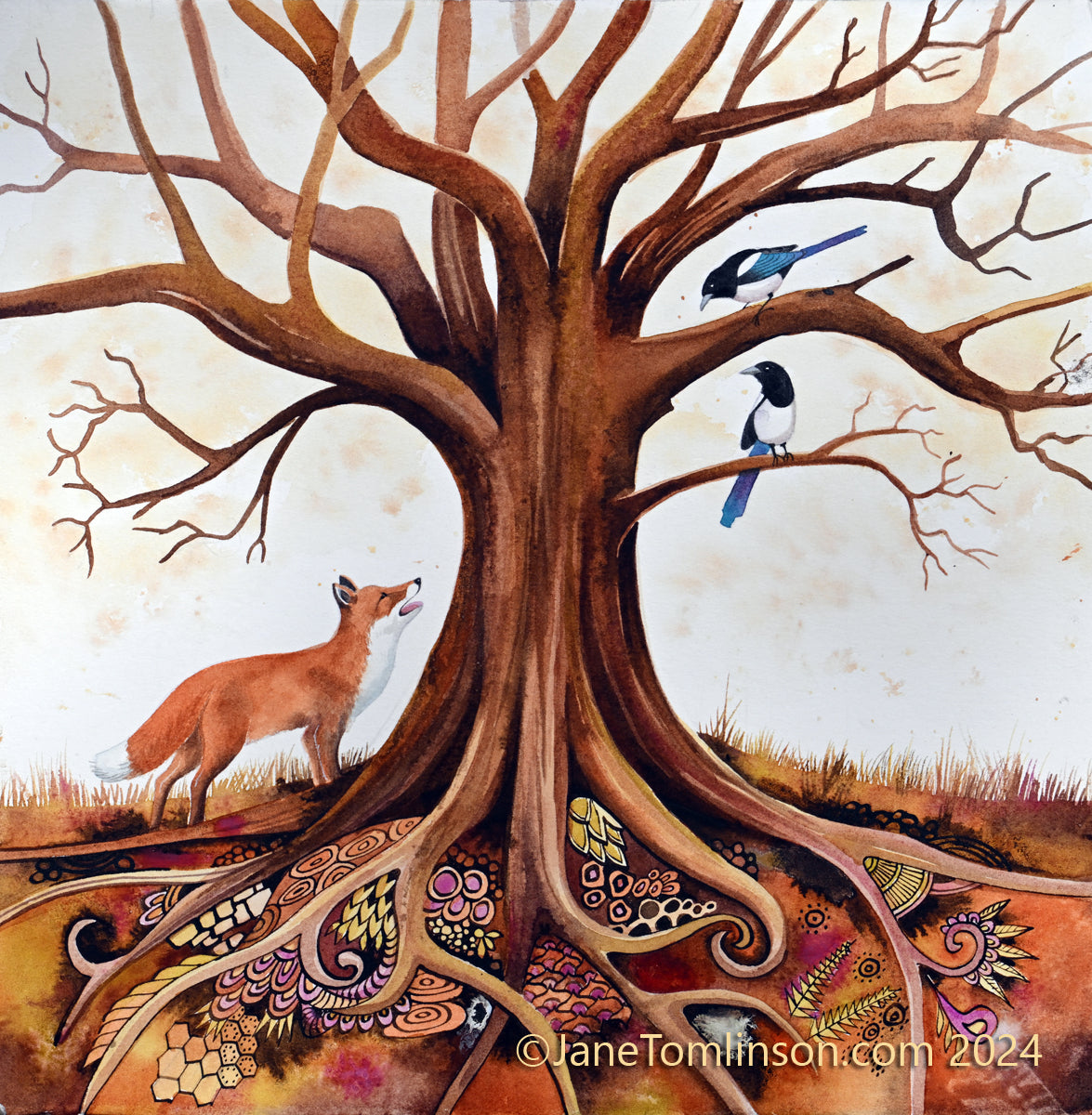 Fox greetings cards - choose from 10 designs