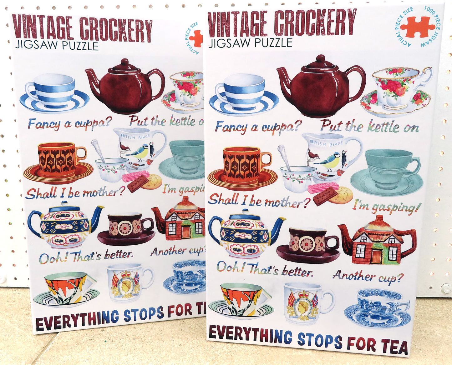1000 piece vintage crockery jigsaw puzzles