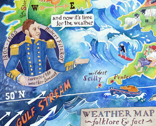 Weather greetings cards - choose from 7 designs