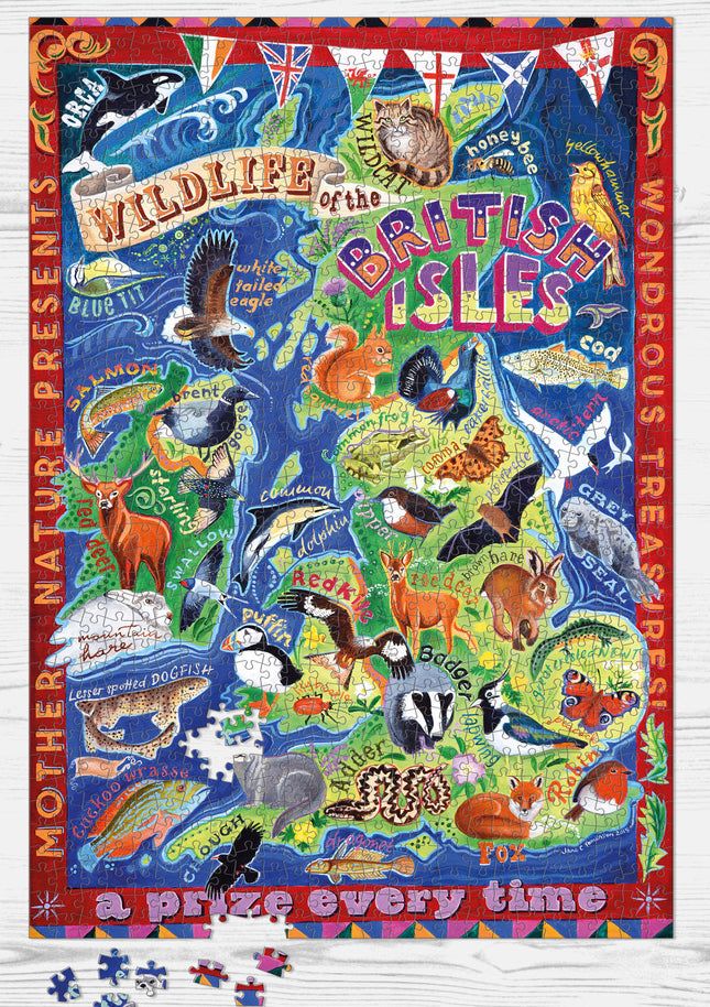 Wildlife of the British Isles jigsaw puzzle