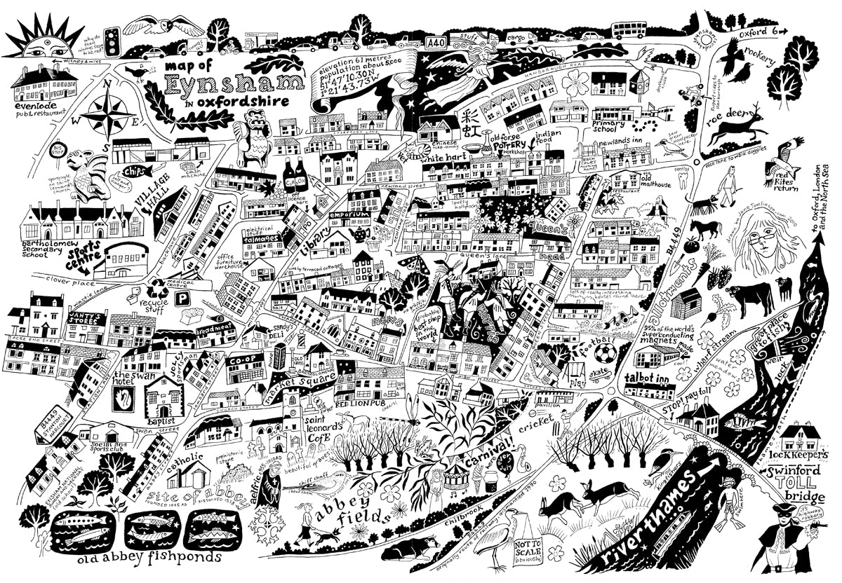 Map of Eynsham