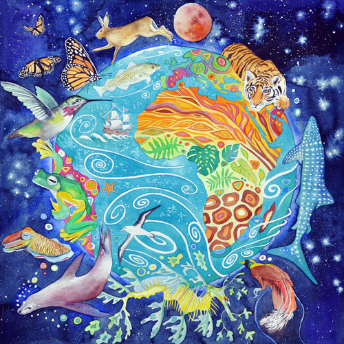 Planet Earth greetings cards