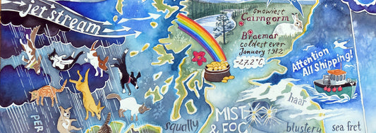 Painting the weather - a weather map of folklore and facts