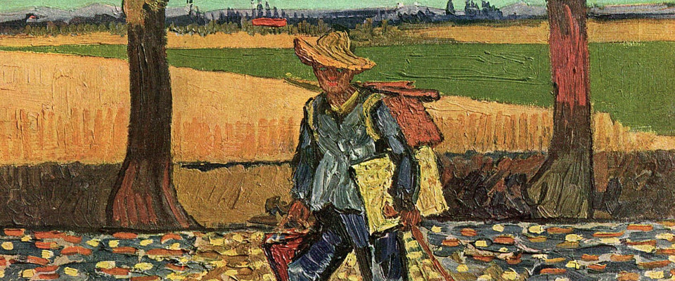 Vincent van Gogh on the road to Tarascon