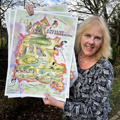 Ancient Oxfordshire - a map of Neolithic and Bronze Age megalithic sites