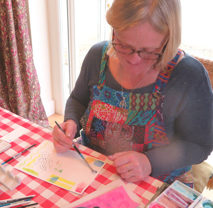 A painting workshop afternoon with artist Jane Tomlinson