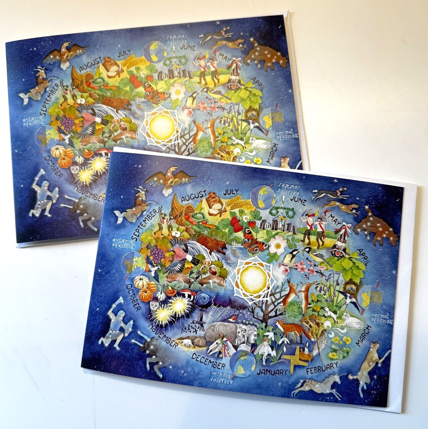 The Sun and the Moon greetings cards - choose from 2 designs