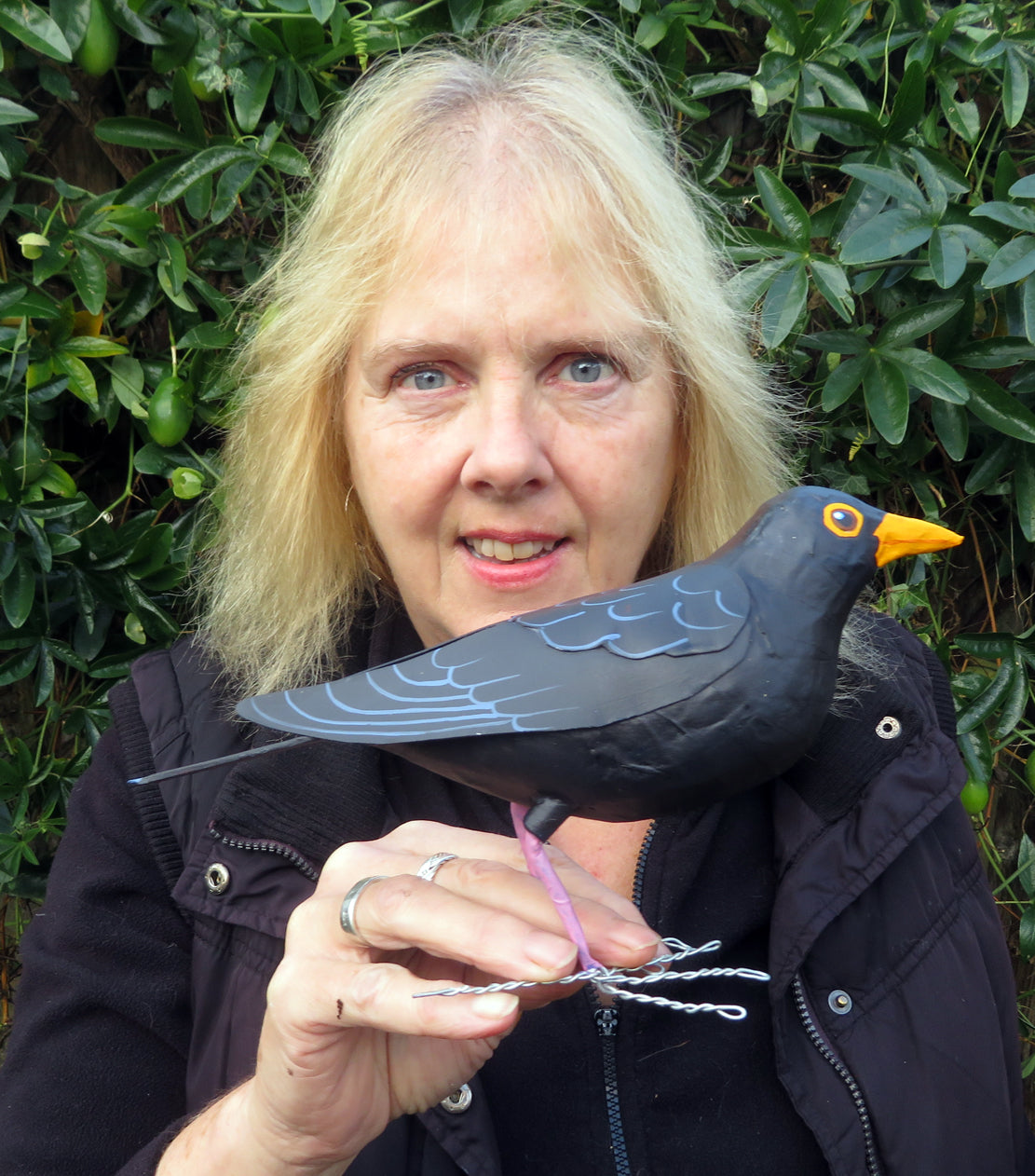 Paper mache birds