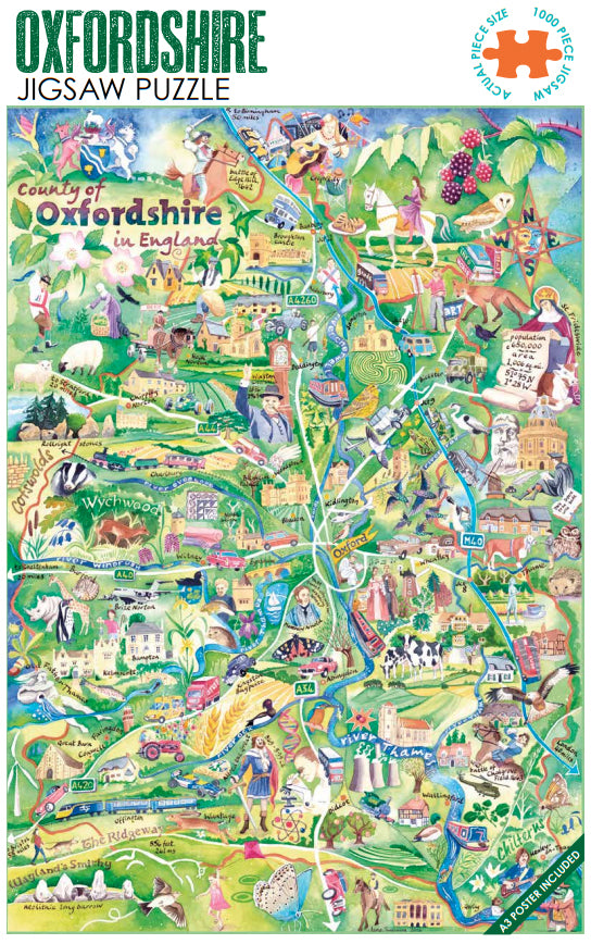 Oxfordshire jigsaw puzzle