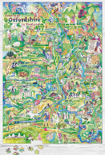 Oxfordshire jigsaw puzzle