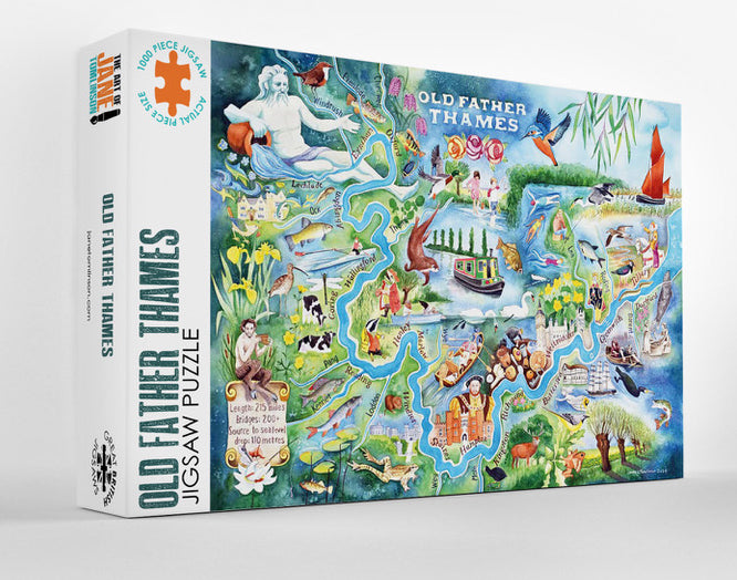 River Thames jigsaw puzzle box