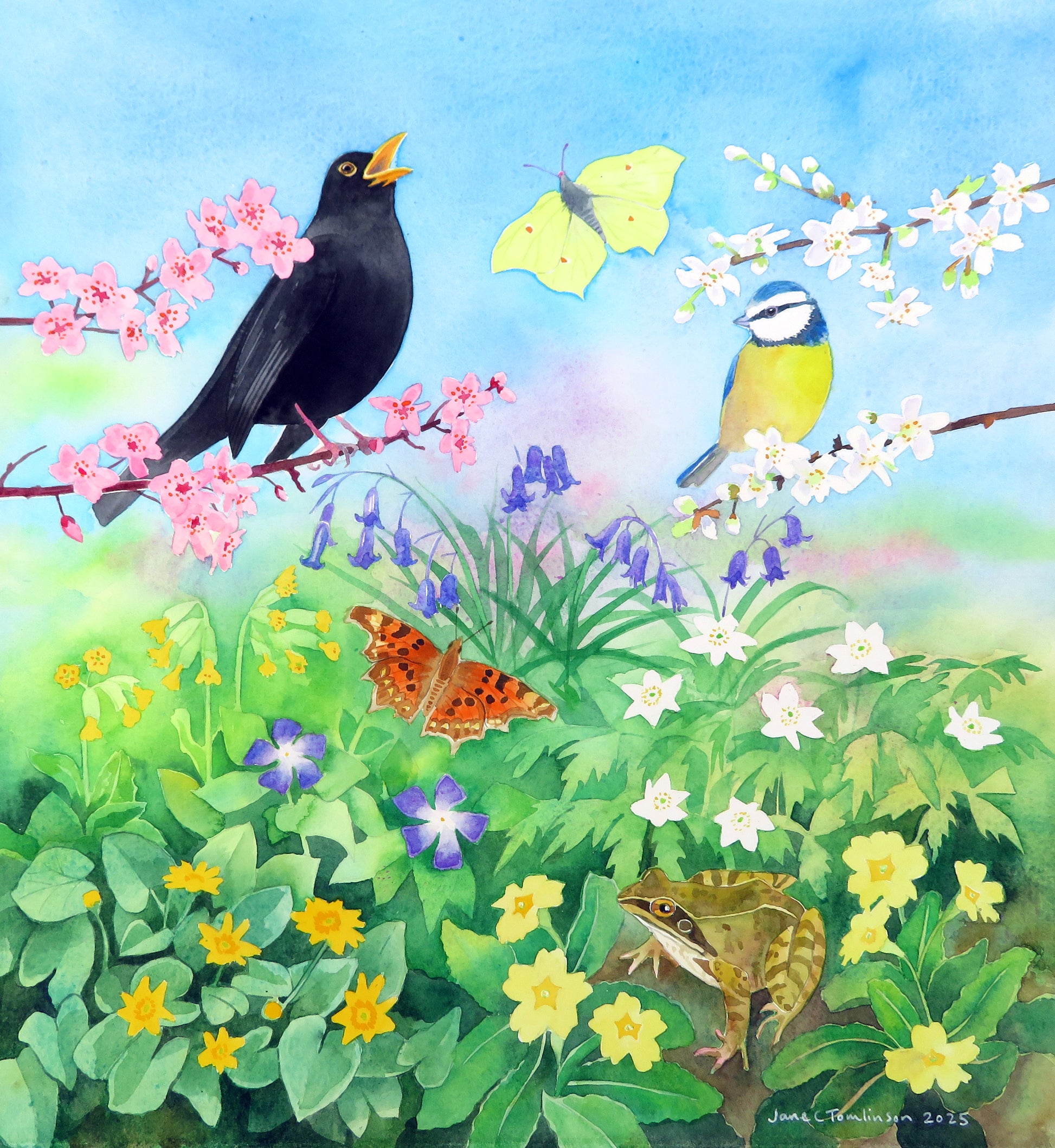 Painting of the arrival of spring