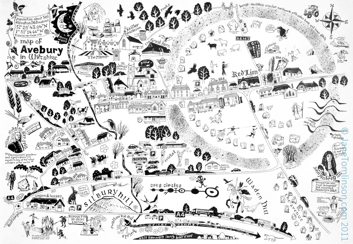 Map of Avebury