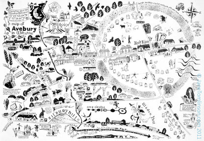 Map of Avebury