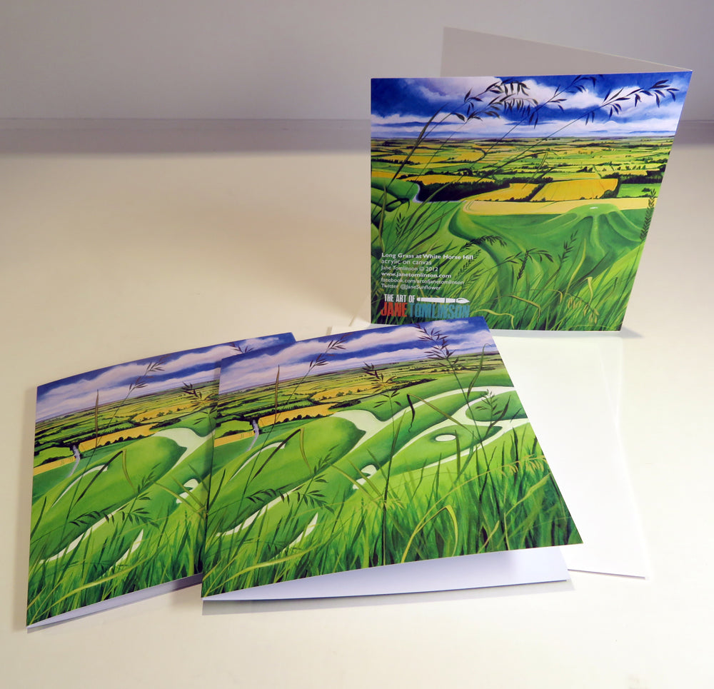 White Horse Hill greetings cards