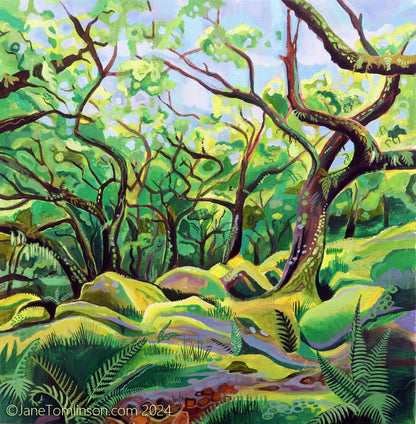 Wistman's Wood painting