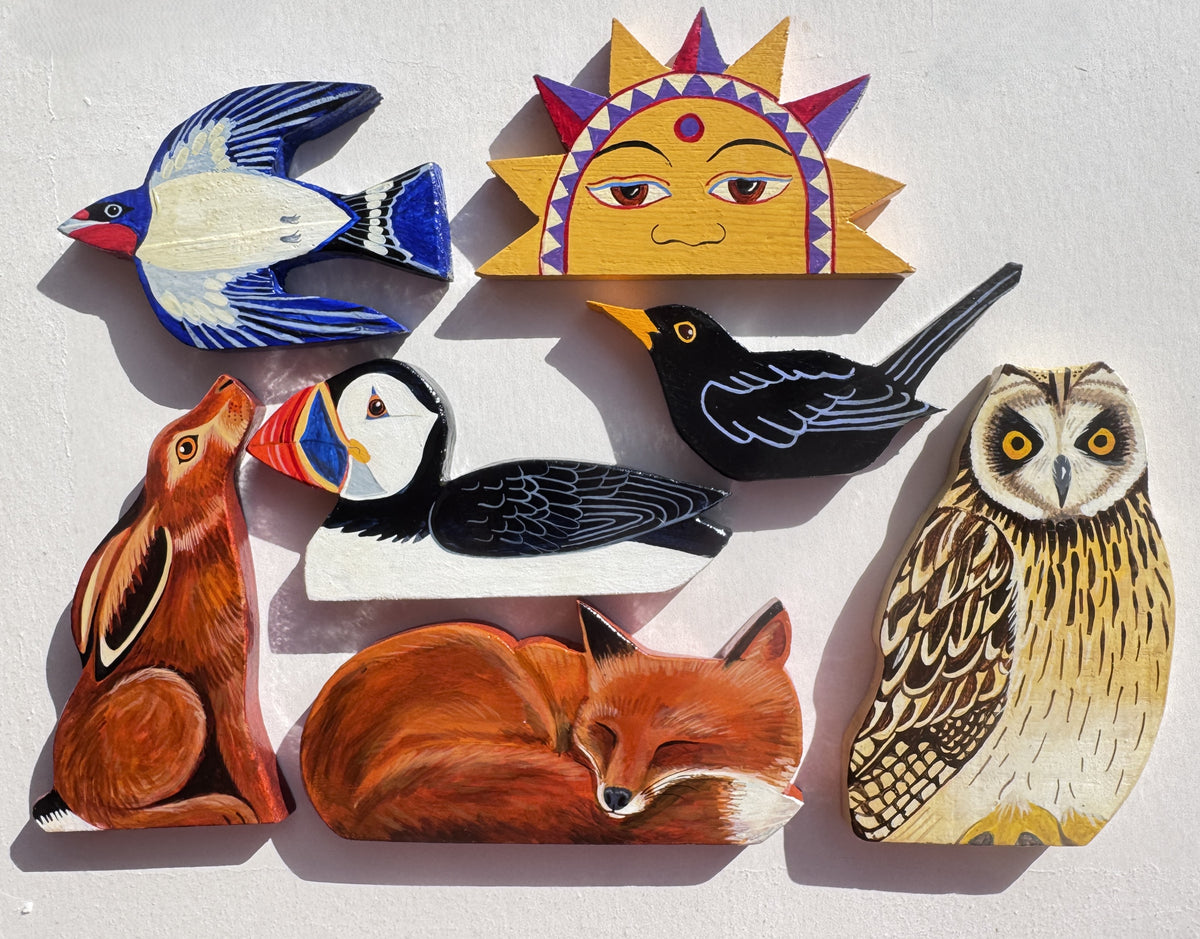 Hand painted door toppers