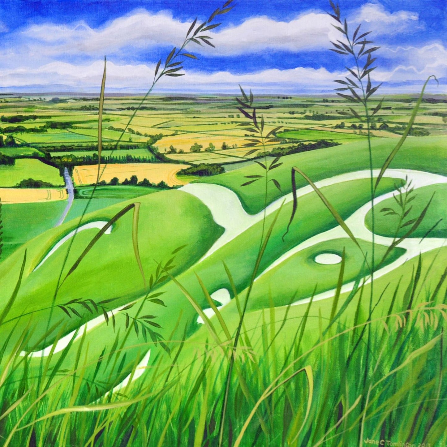 White Horse Hill greetings cards