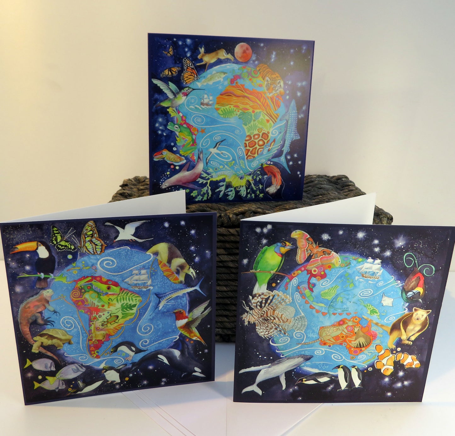 planet earth greetings cards