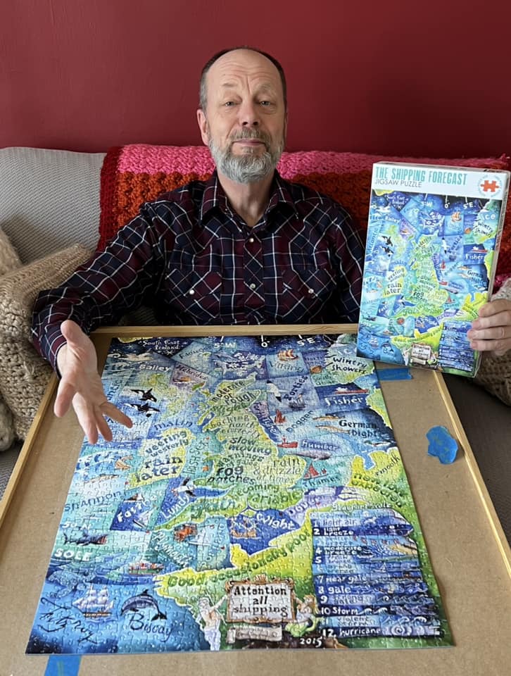A happy British customer living in the US was delighted with his Shipping Forecast jigsaw puzzle!