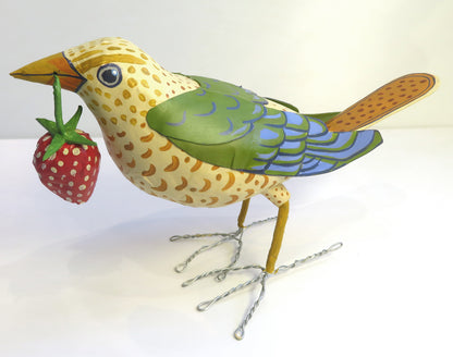 Paper mache birds