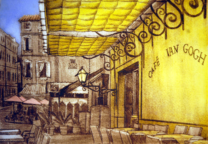 Vincent's cafe terrace
