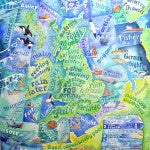 Shipping forecast painting