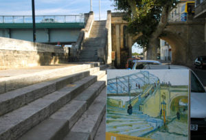 Vincent in Arles Trinquetaille Bridge